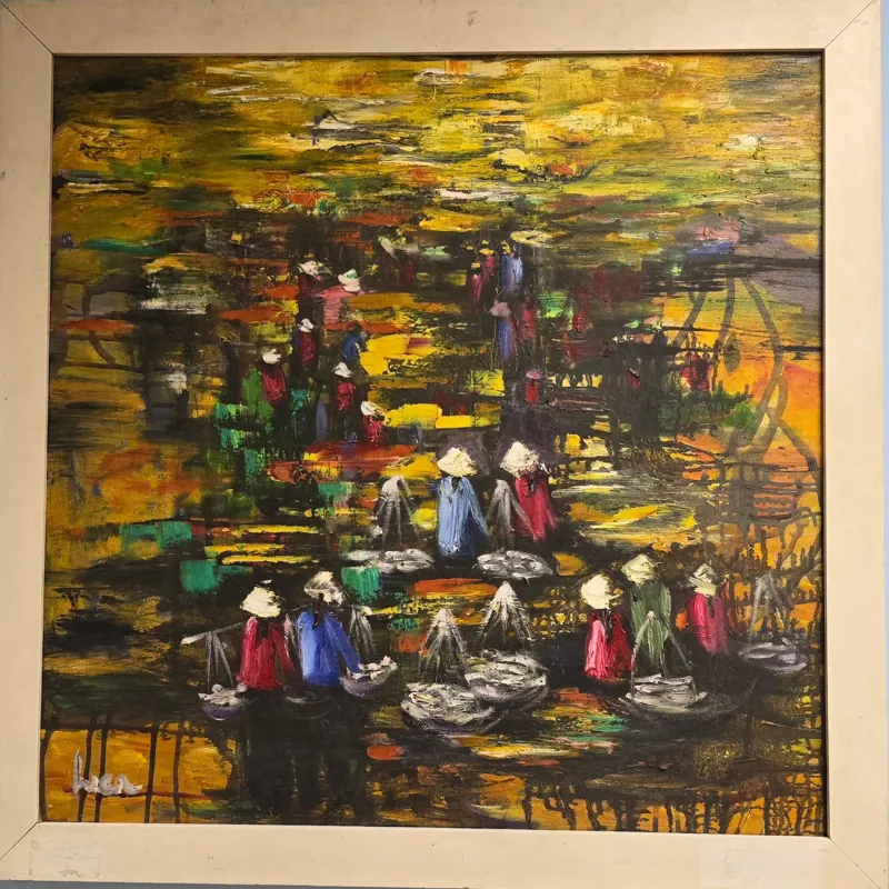 Quang cảnh họp chợ