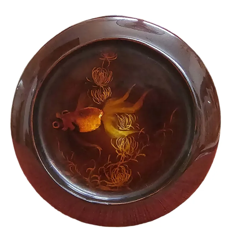 Lót dĩa Sơn mài